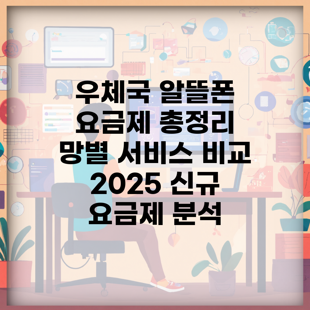 우체국 알뜰폰 요금제 총정리 | 망별 서비스 비교 | 2025 신규 요금제 분석