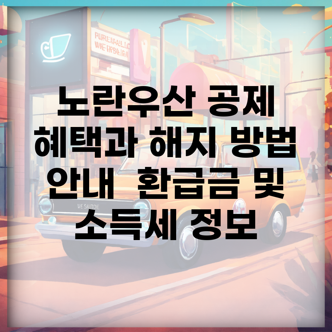 노란우산 공제 혜택과 해지 방법 안내 | 환급금 및 소득세 정보