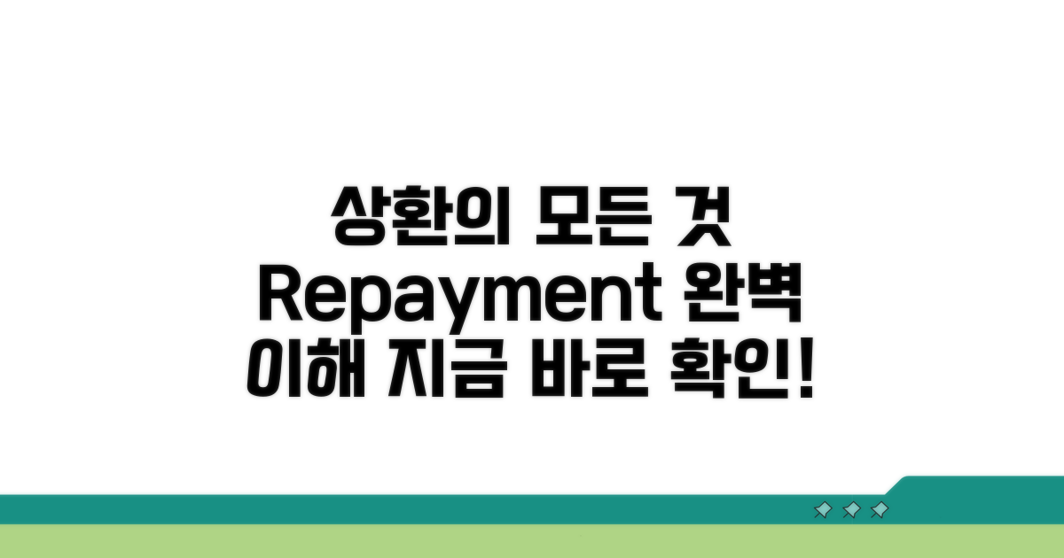 repayment 뜻과 활용법