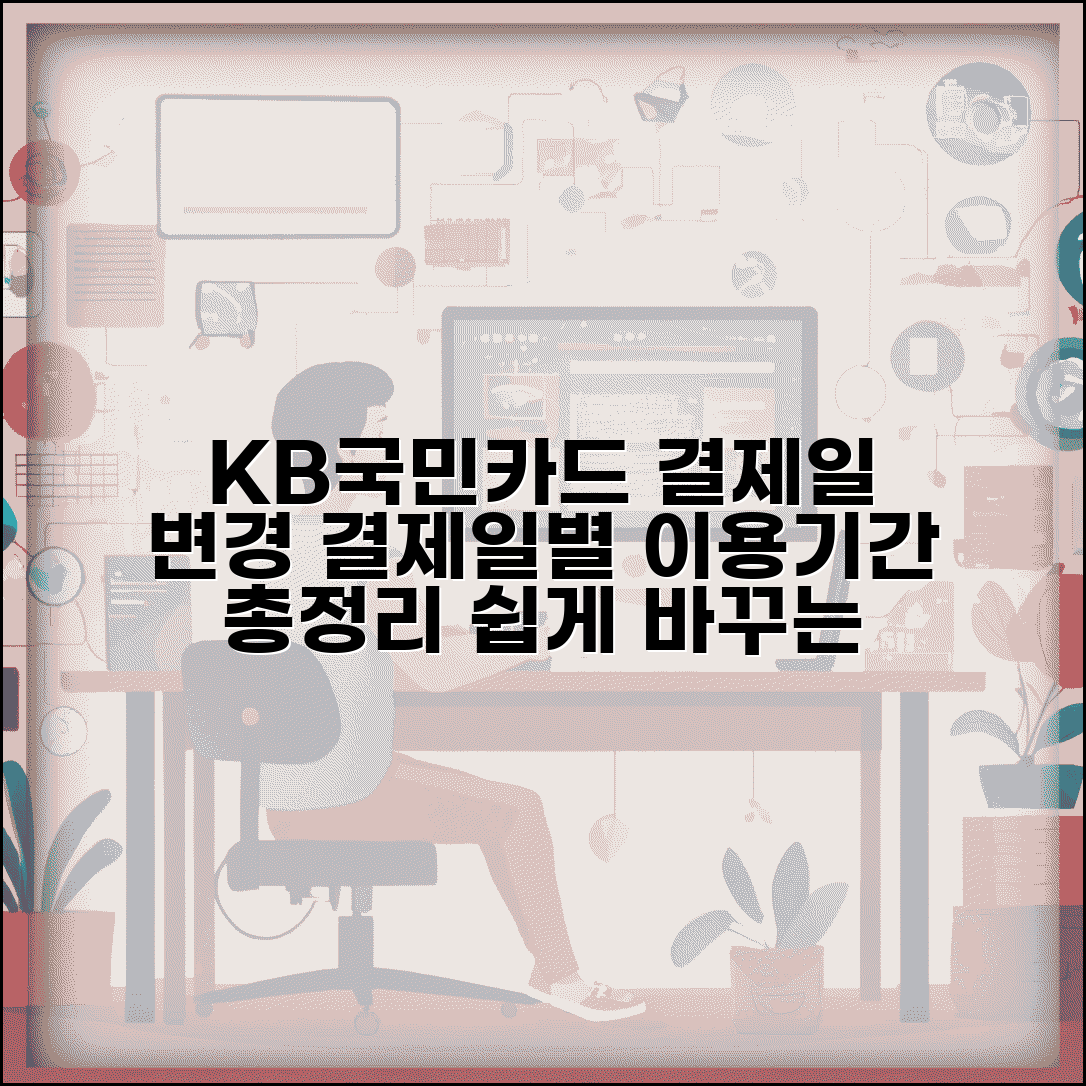 국민카드 결제일 변경 방법 | KB국민카드 결제일별 이용기간 완벽 가이드