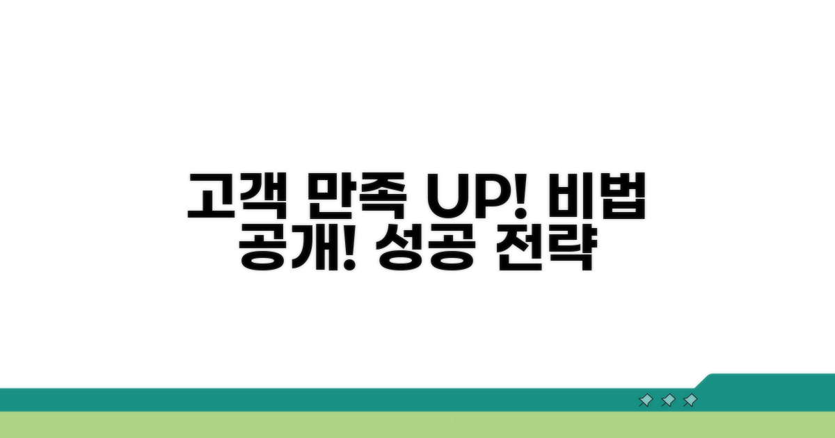 서비스 만족도 높이는 방법