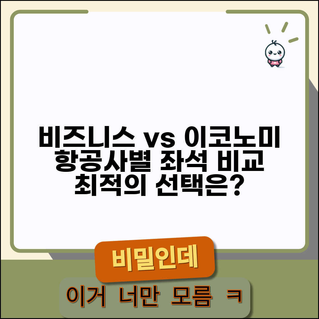 비행기 좌석 등급 이코노미 비즈니스 | 항공사별 좌석 등급 서비스 비교
