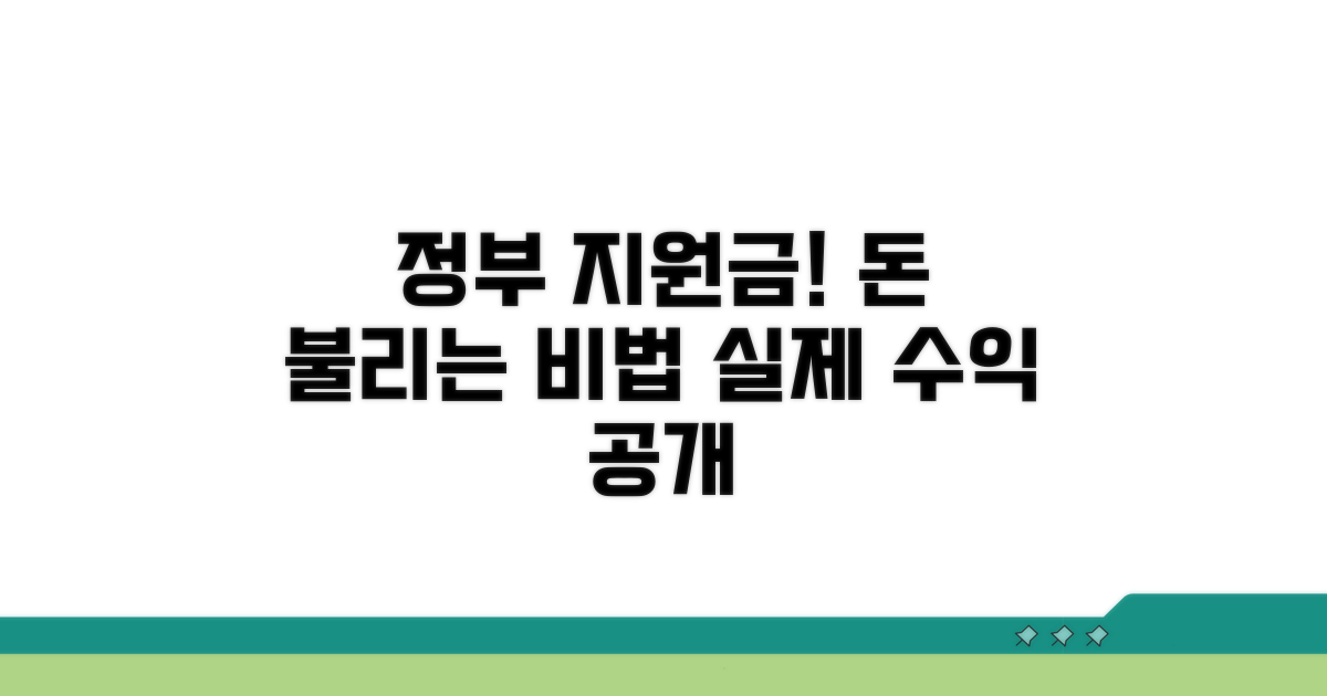 정부 지원금 포함 실제 불어나는 돈