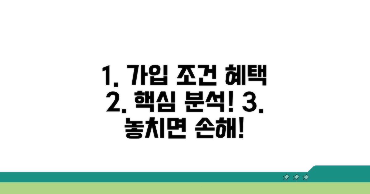 가입 조건과 혜택 완벽 분석