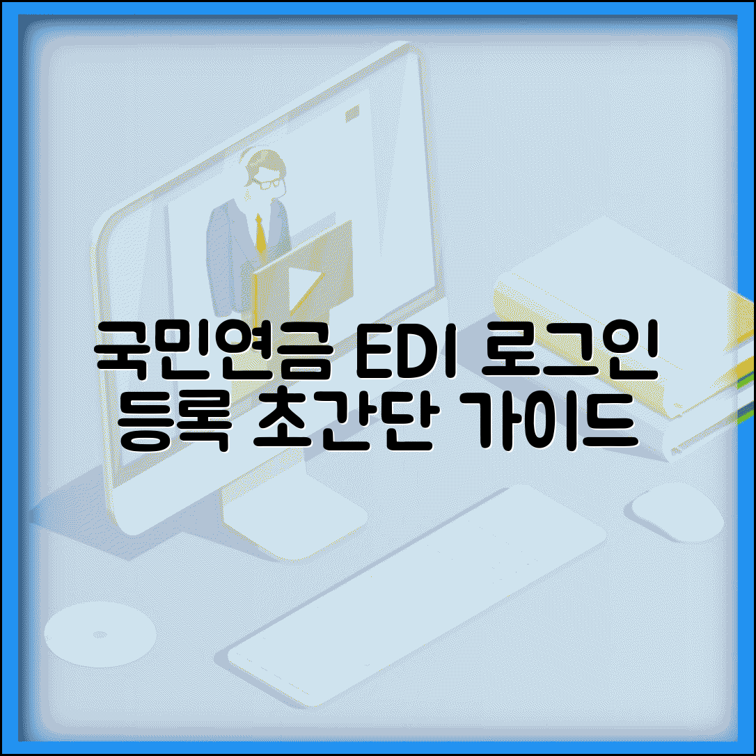 국민연금 edi 로그인 방법 | 국민연금 edi 사용자 등록