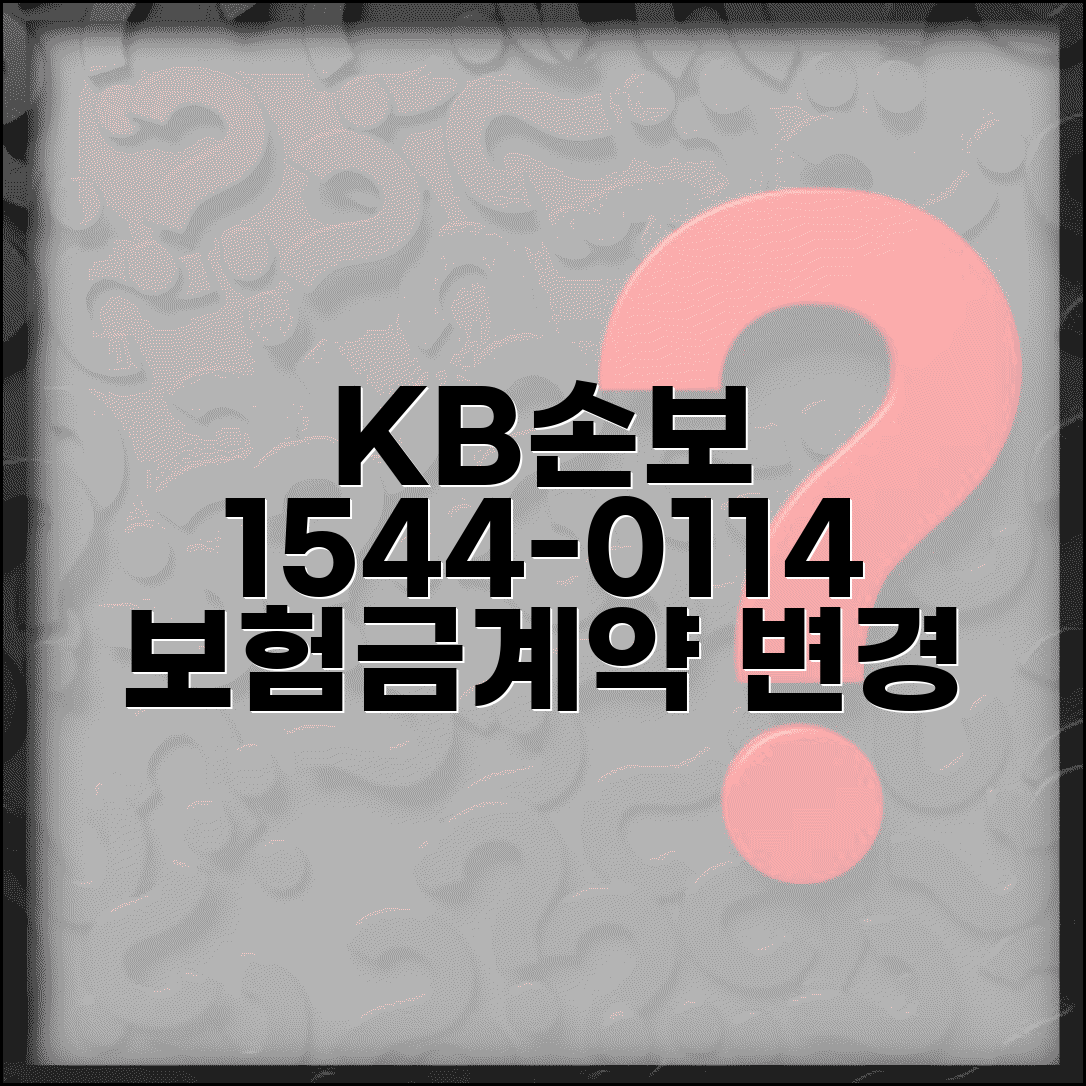 KB손해보험 전화번호 1544-0114 | 보험금 청구와 계약 변경 문의하는 KB손보 고객지원센터
