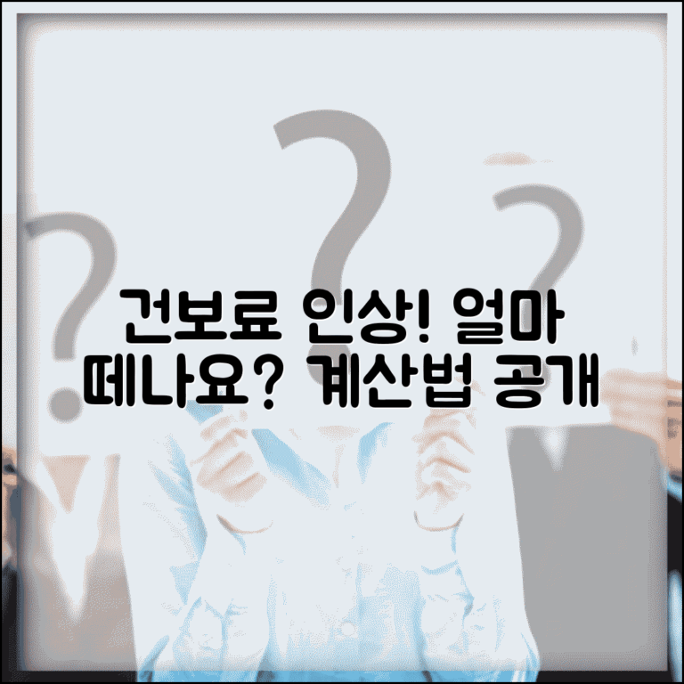 건강보험요율표 올해 변경사항 | 보험료율 인상으로 월급에서 얼마나 더 떼는지 계산법