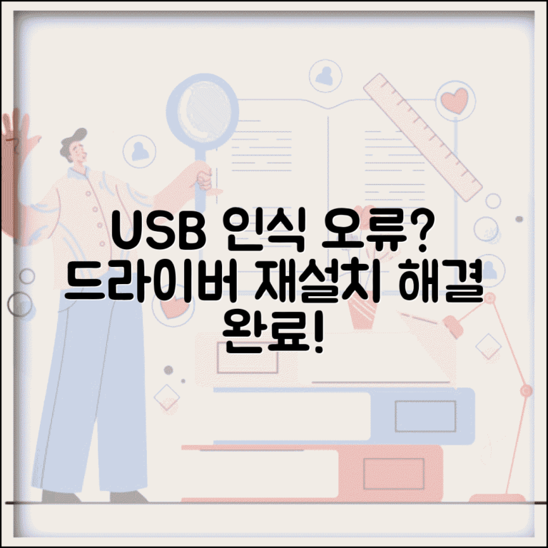 USB 인식 안될때 드라이버 재설치 | 컴퓨터에서 USB 장치 인식 실패시 완벽 해결법