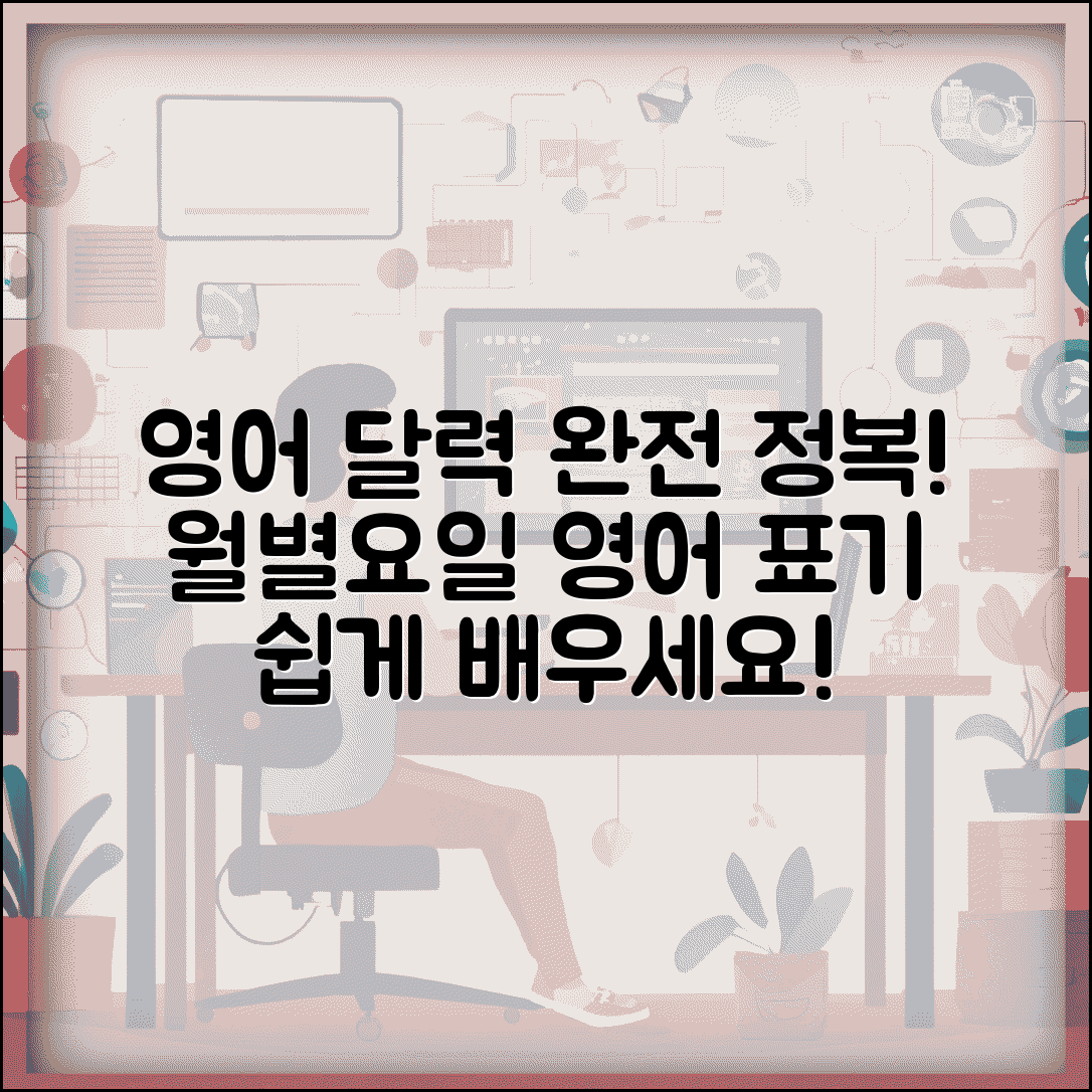 영어로 달력 보기 | 월별 영어 달력 + 요일 영어 표기