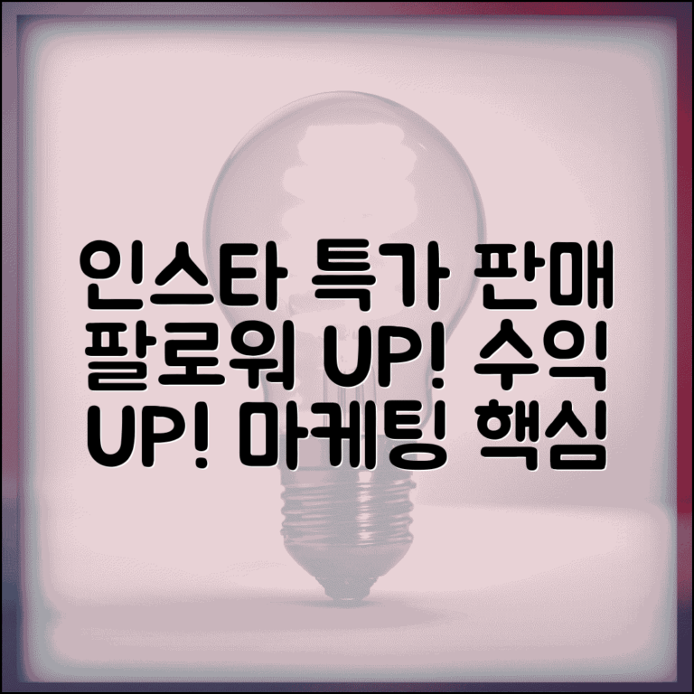 인스타 특사 하는 법 마케팅 | 인스타그램 특가 판매로 팔로워 늘리고 수익 창출하기