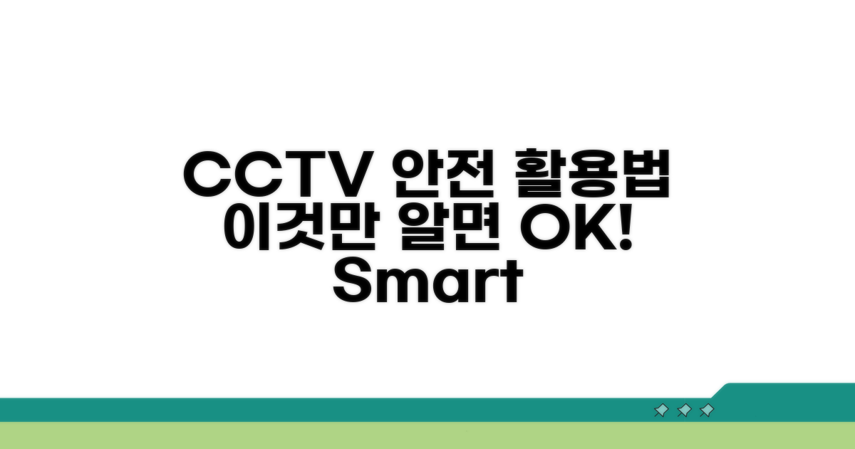 안전하게 CCTV 활용하는 방법