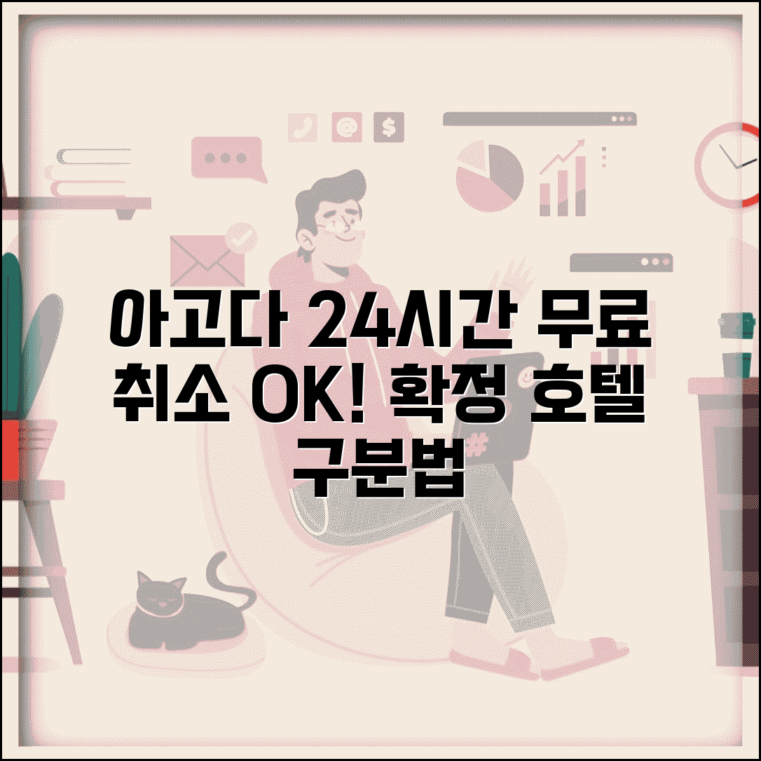 아고다 호텔예약취소 24시간 | 아고다 24시간 무료 취소와 즉시 확정 호텔 구분법