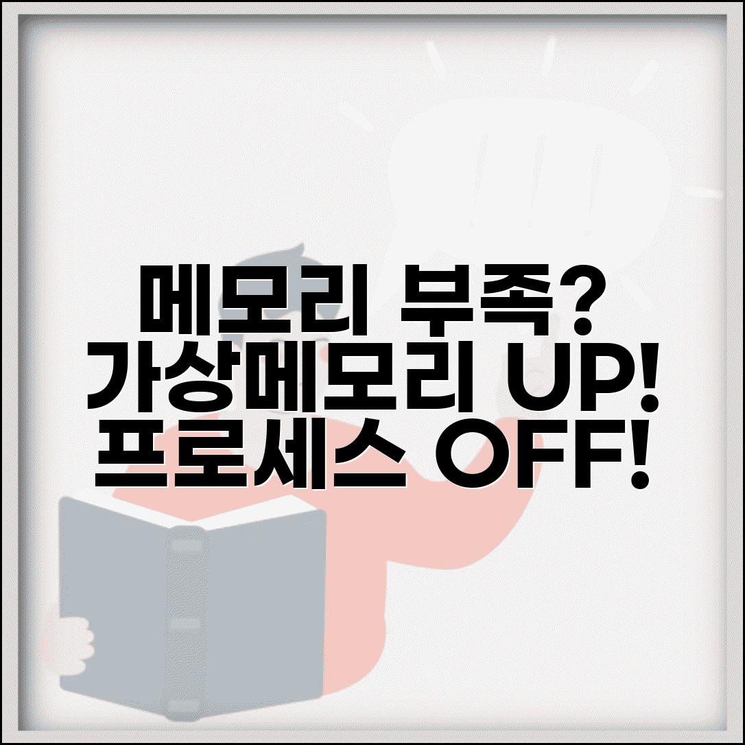 시스템 리소스 부족 메모리 관리 | 가상 메모리 설정부터 불필요 프로세스 정리까지 성능 최적화