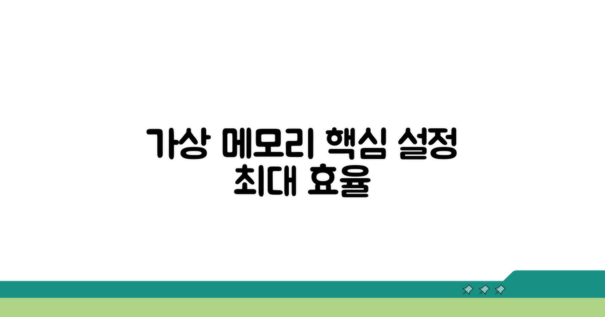 가상 메모리 설정 핵심 파헤치기