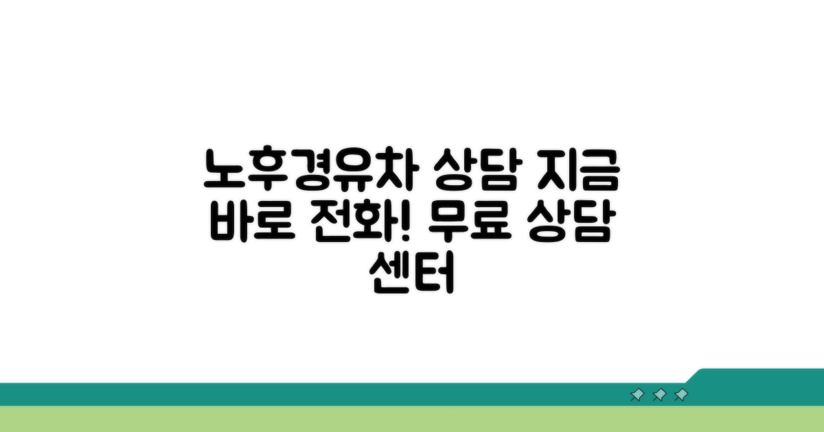 노후경유차 상담센터 전화 연결