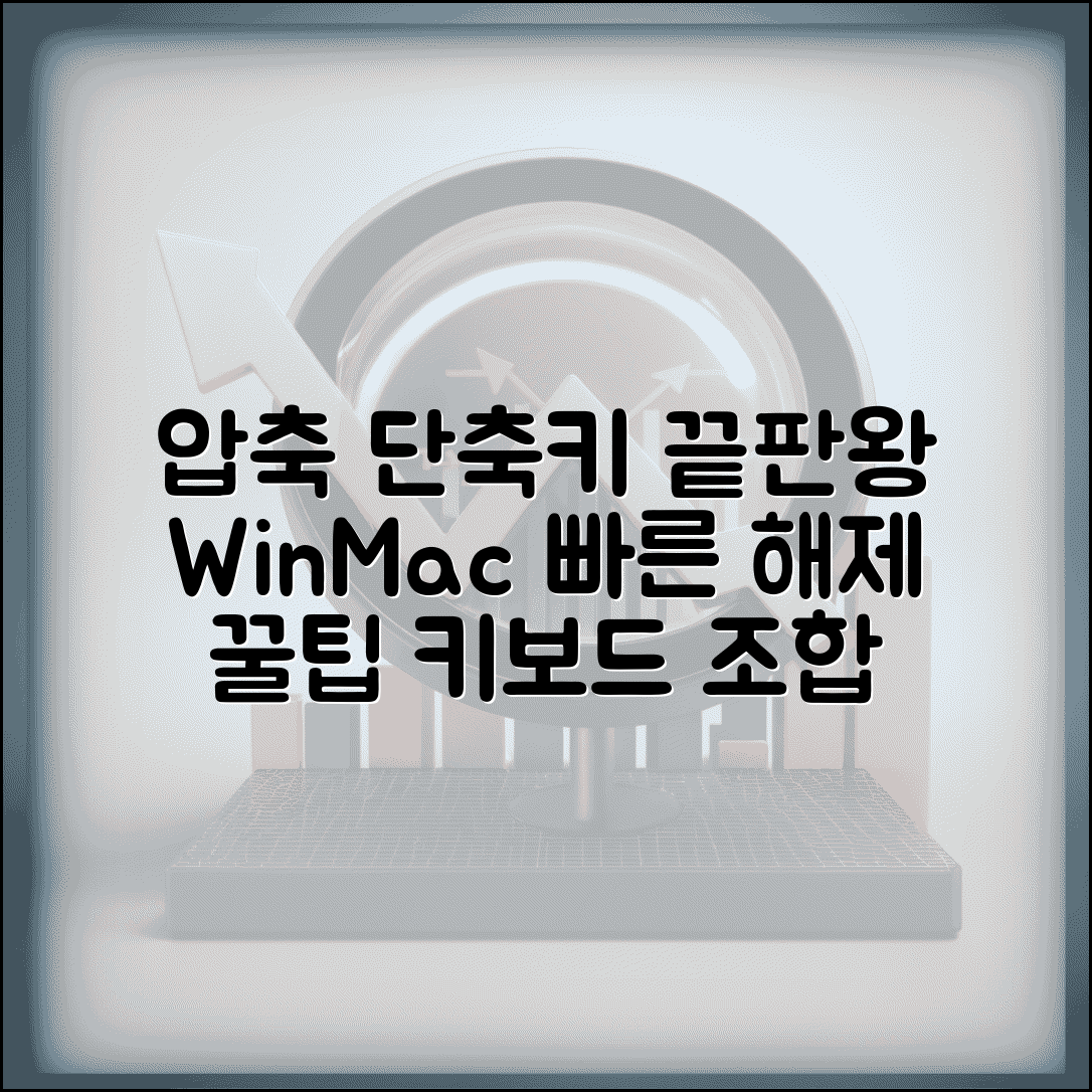 압축풀기 단축키 모음 완벽 정리 | Windows Mac에서 빠른 압축 해제 키보드 조합