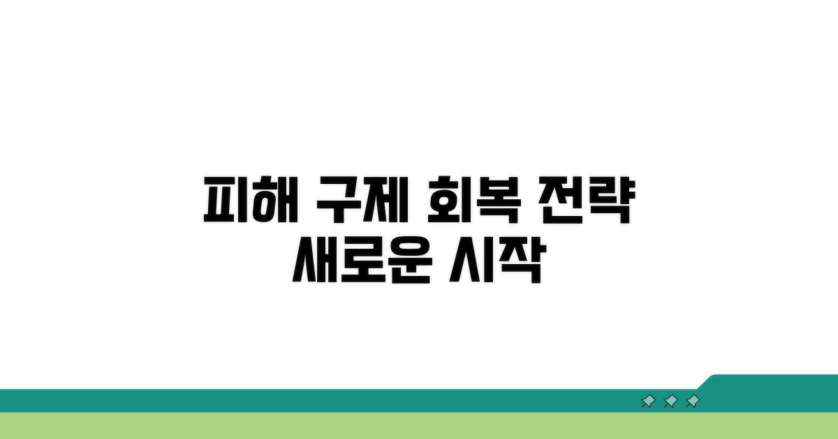피해 구제와 회복을 위한 전략
