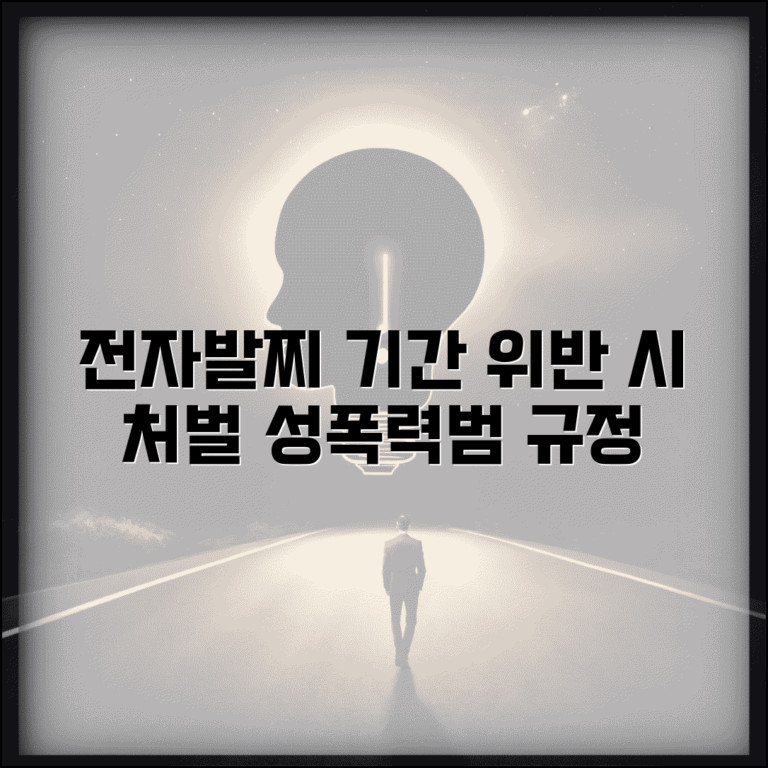 전자발찌 부착 기간 | 성폭력범 전자발찌 부착 기간과 준수사항 위반시