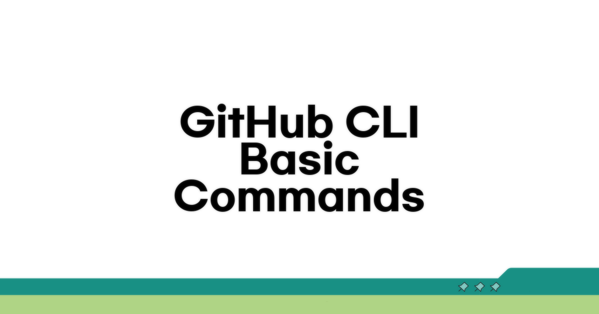 GitHub CLI 기본 명령어 익히기