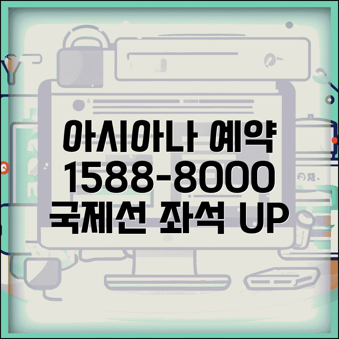 아시아나항공 국제선 예약 전화번호 1588-8000 | 해외 여행 항공편 예약과 좌석 업그레이드 서비스