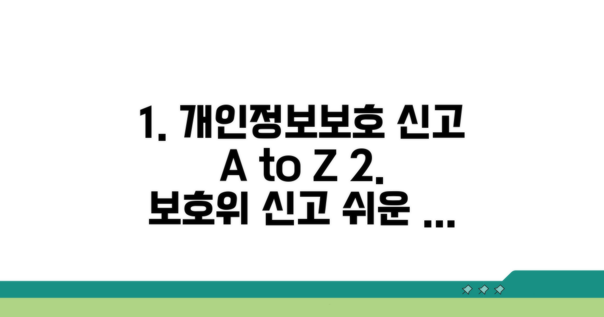 개인정보보호위 신고 절차 완벽 분석