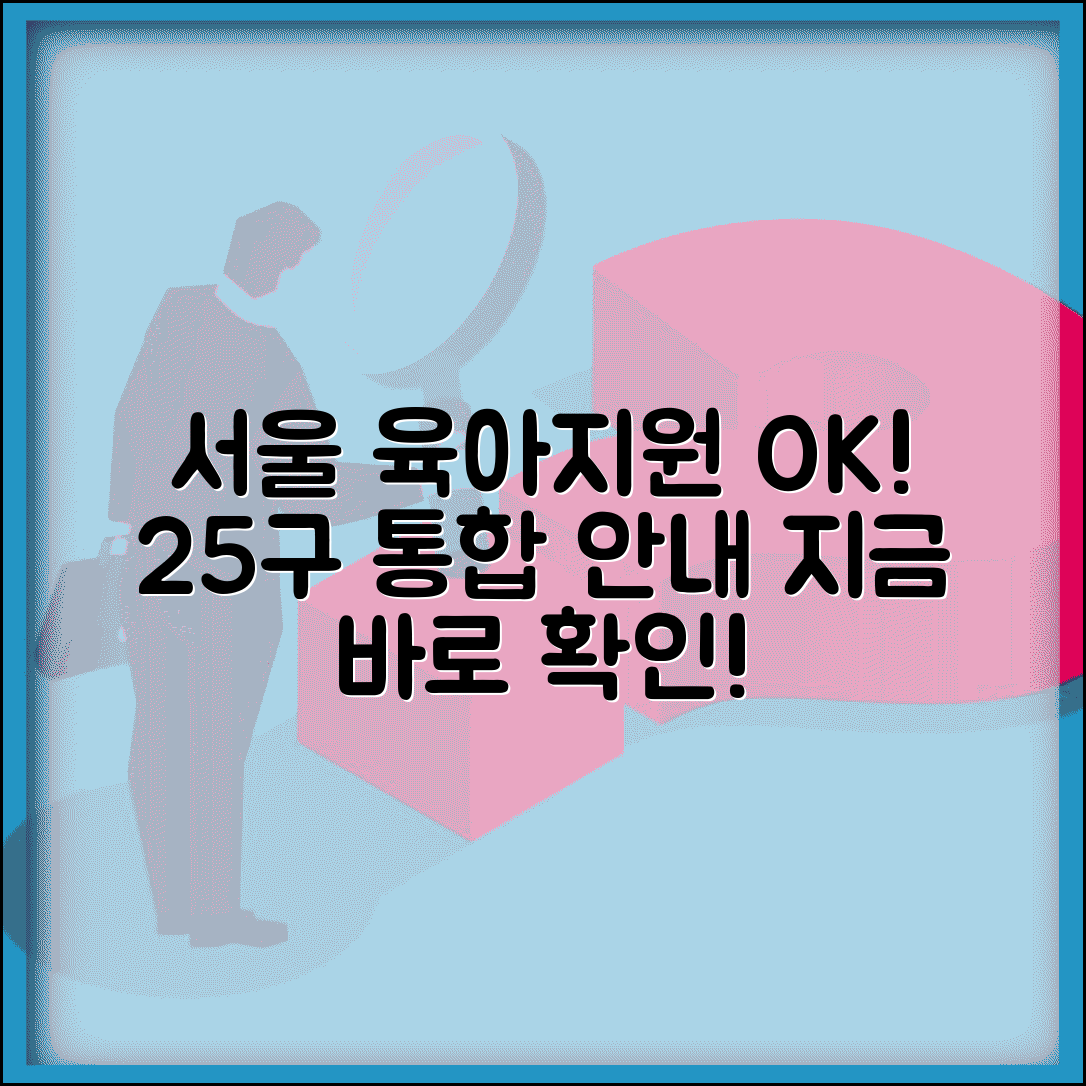 서울시 육아종합지원센터 통합 | 25개 자치구 육아지원 서비스와 프로그램 안내