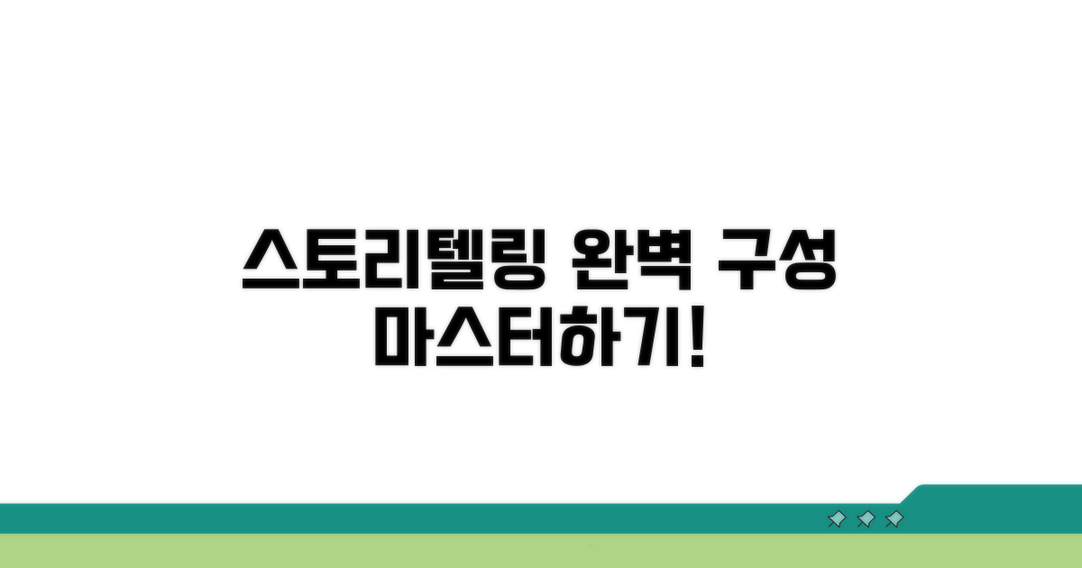 스토리텔링 구성 완전 정복