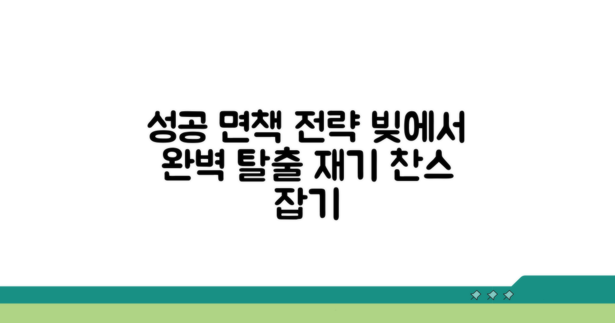 성공적인 파산 면책 전략