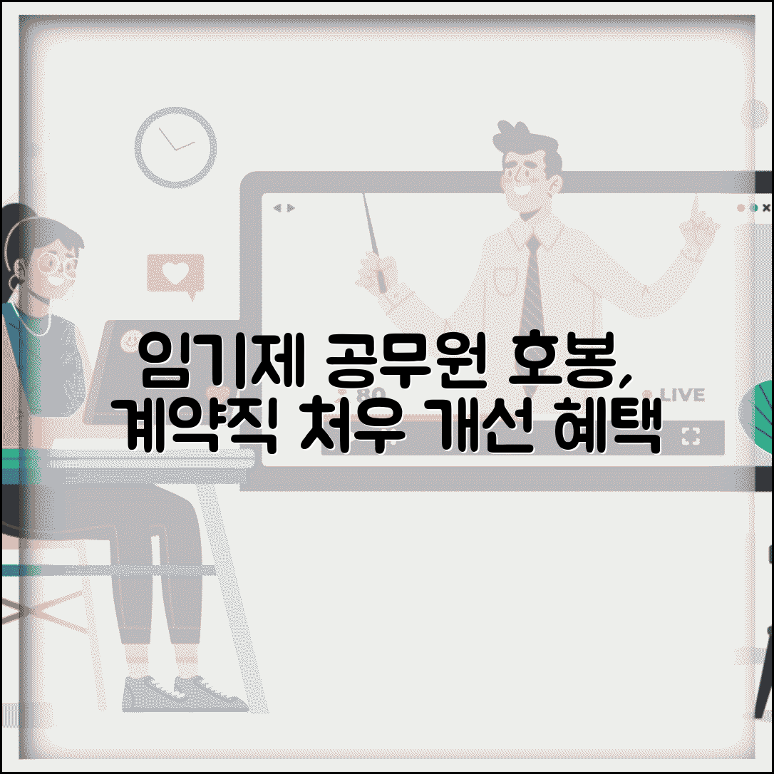 임기제 공무원 호봉 적용 | 계약직 공무원 호봉제 적용과 처우 개선