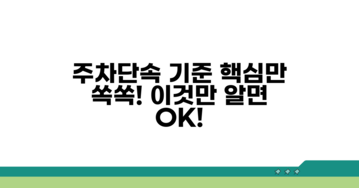 주차 카메라 단속 기준 알아보기