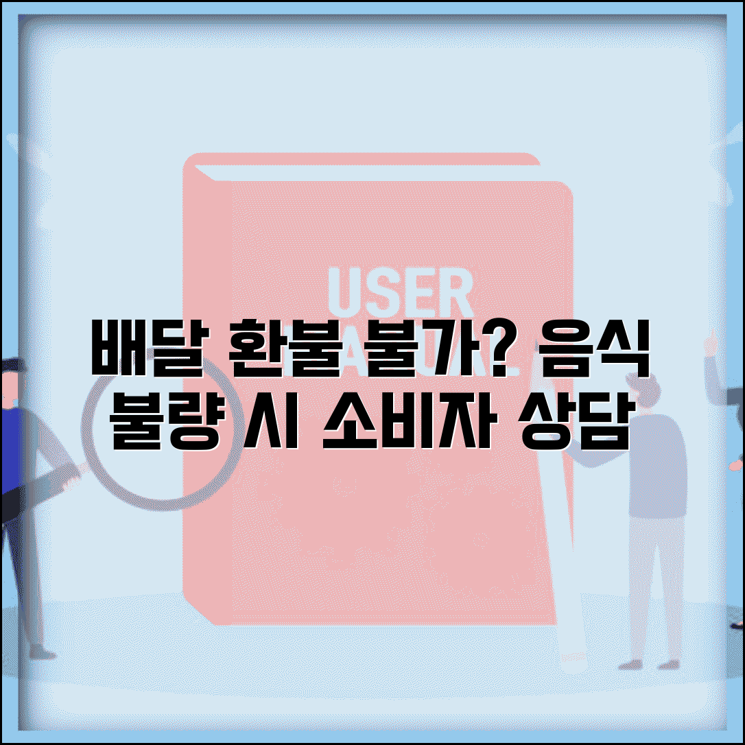 음식 배달 환불 거부 | 배달음식 불량시 환불 거부 소비자분쟁조정