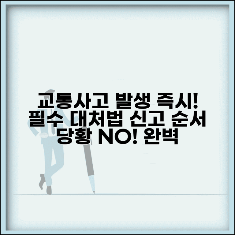 교통사고 발생 즉시 대처법 | 사고 현장 행동요령 | 경찰신고 보험신고 순서 완벽 가이드 교통사고 발생 즉시 대처법 | 사고 현장 행동요령 | 경찰신고 보험신고 순서 완벽 가이드