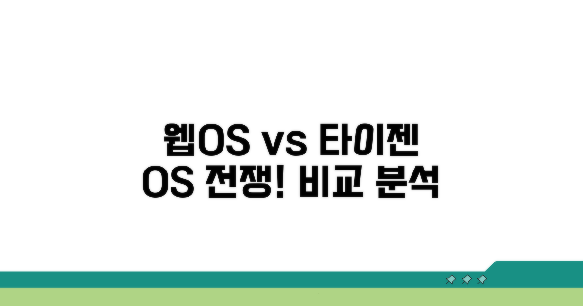 웹OS vs 타이젠, OS 특징 비교