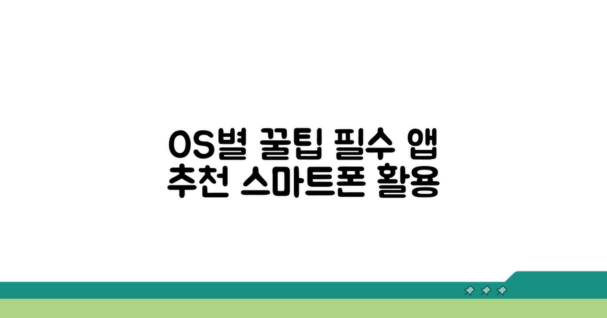 OS별 추천 앱과 활용 꿀팁