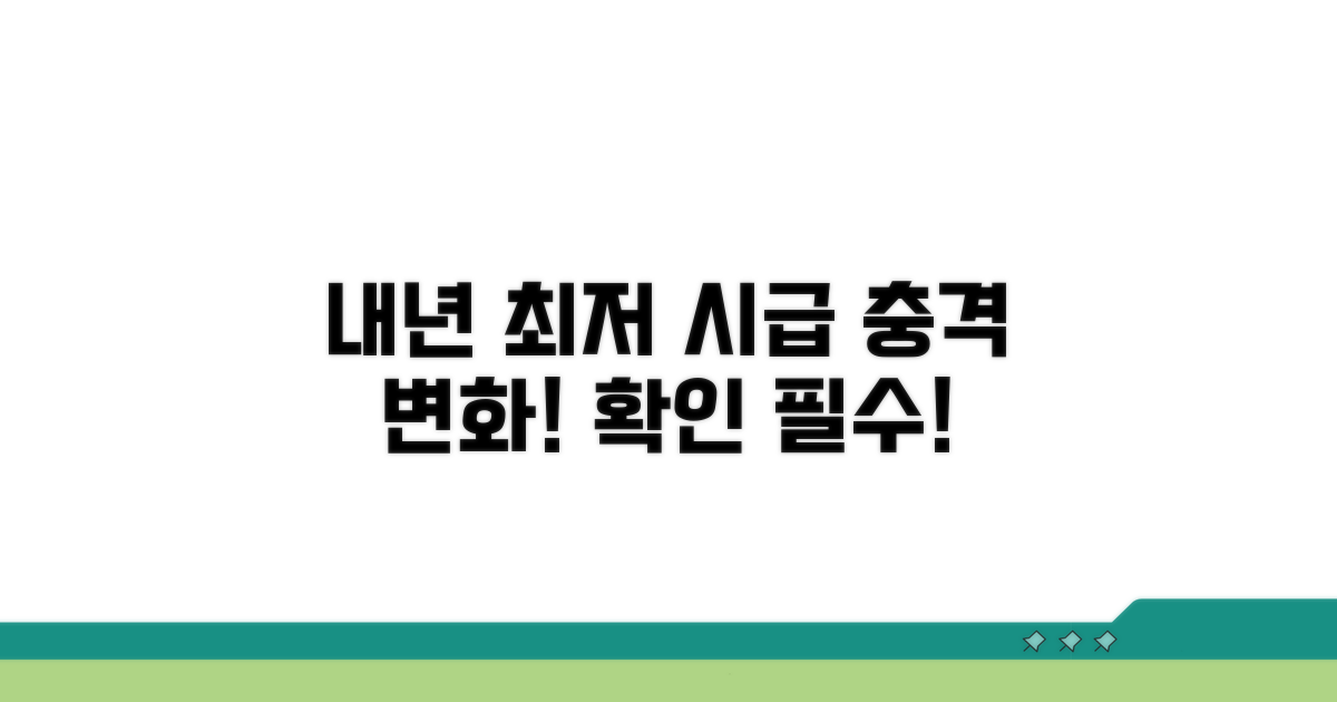 내년 최저 시급, 이렇게 달라져요