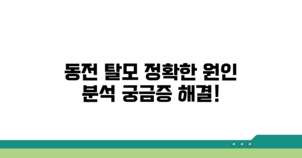 동전 모양 탈모, 발생 원인 분석