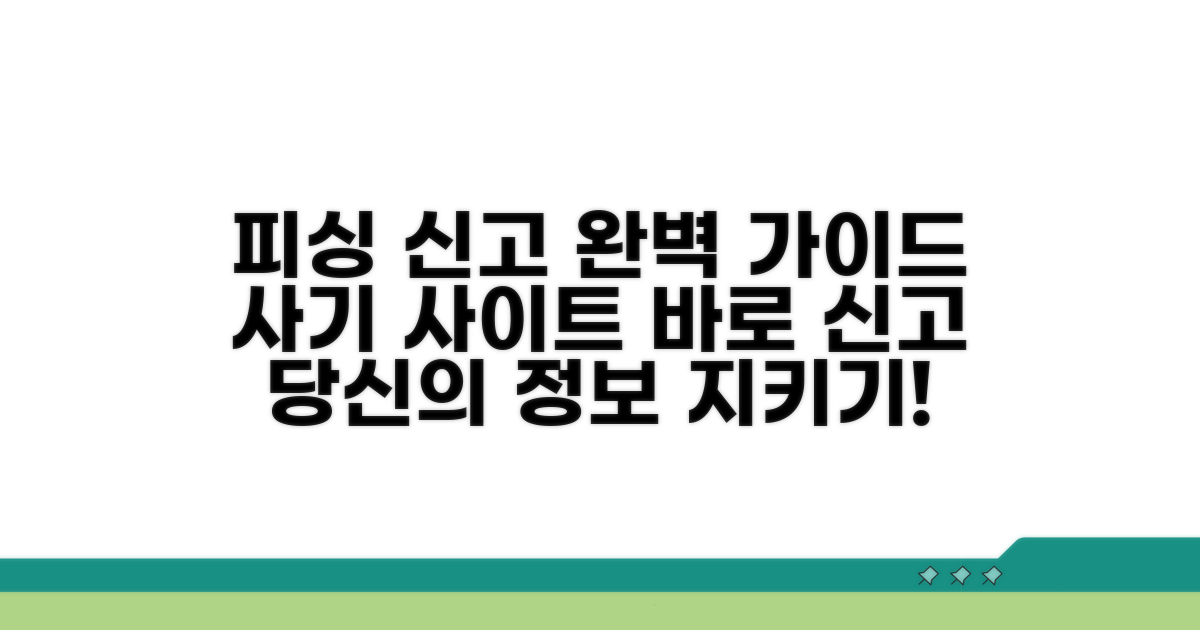 피싱 사이트 신고 방법 완벽 정리