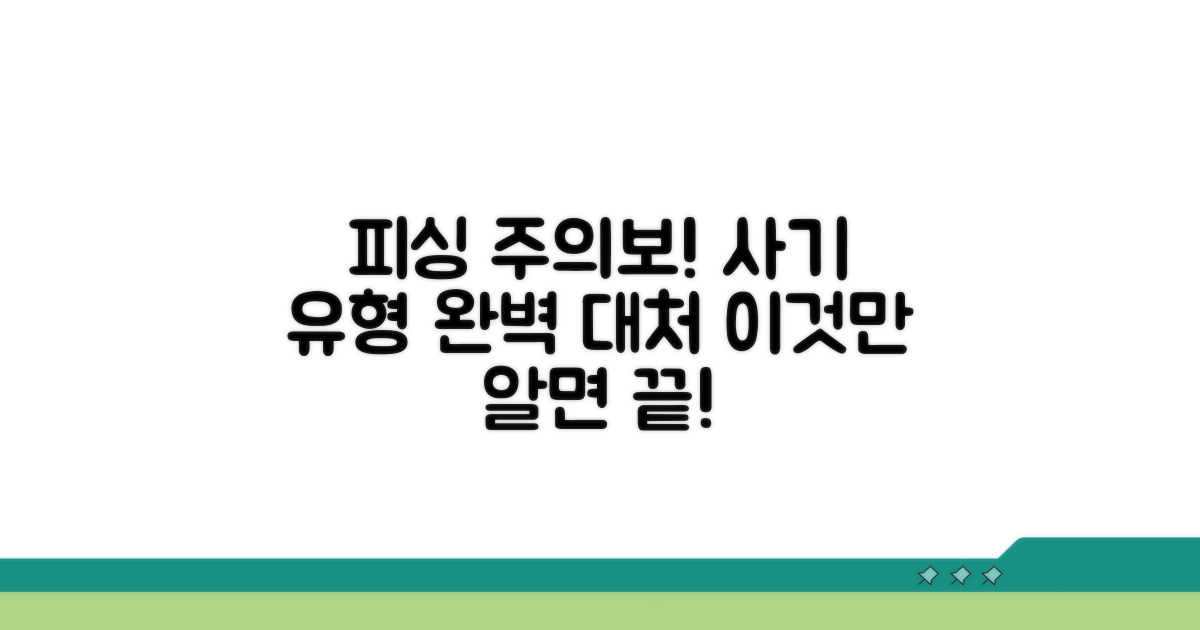 피싱 사기 유형과 대처법