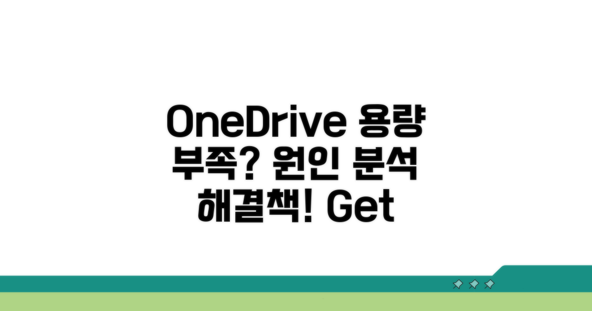 OneDrive 용량 부족 오류 원인 분석