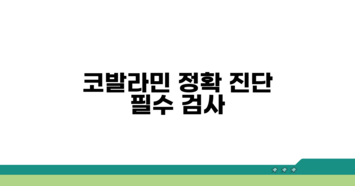코발라민, 정확한 검사와 진단