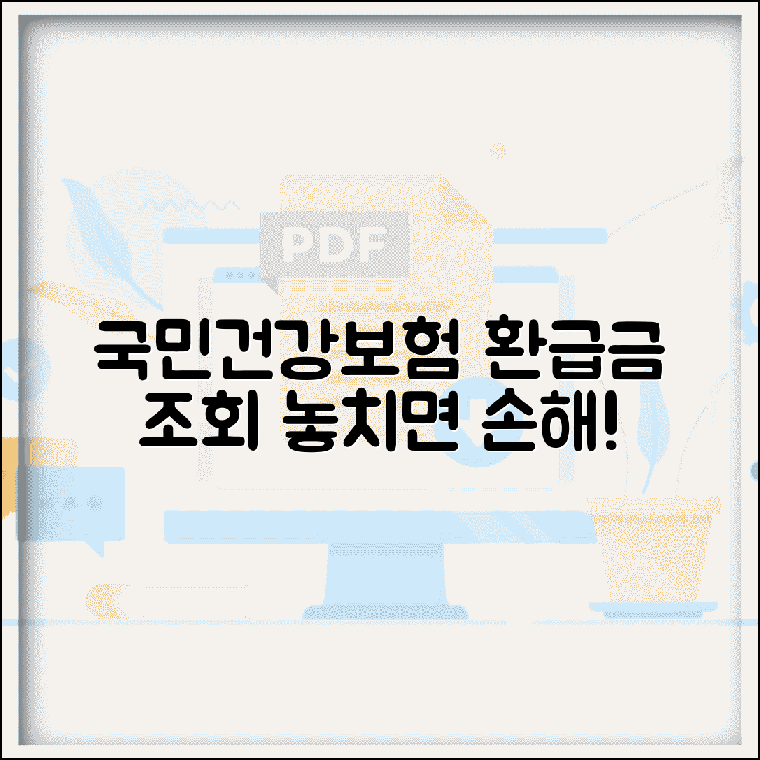 국민건강보험 환급금 조회 | 건보료 과납금 환급 확인방법