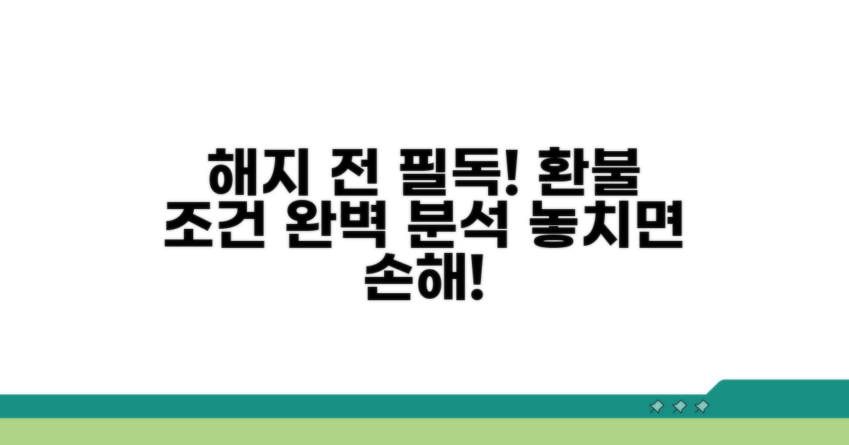해지 전 확인! 환불 조건은?