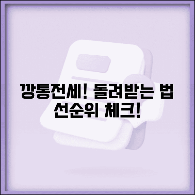 전세금 회수 안되는 깡통전세일때 | 선순위 담보 확인하고 대처법
