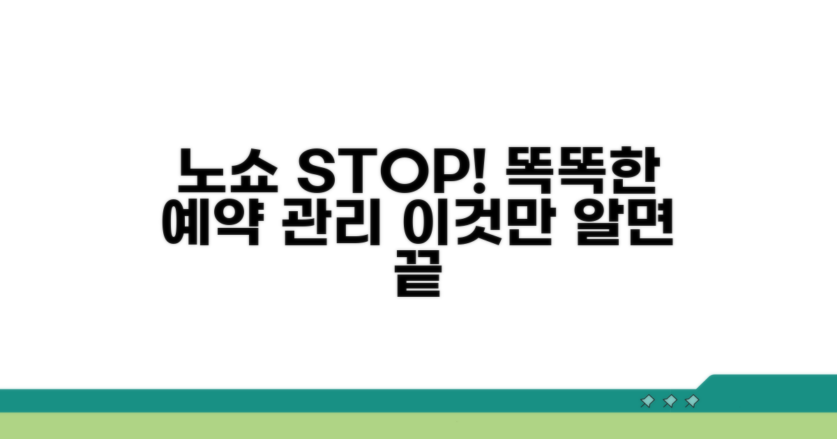 노쇼 방지 시스템 도입 노하우