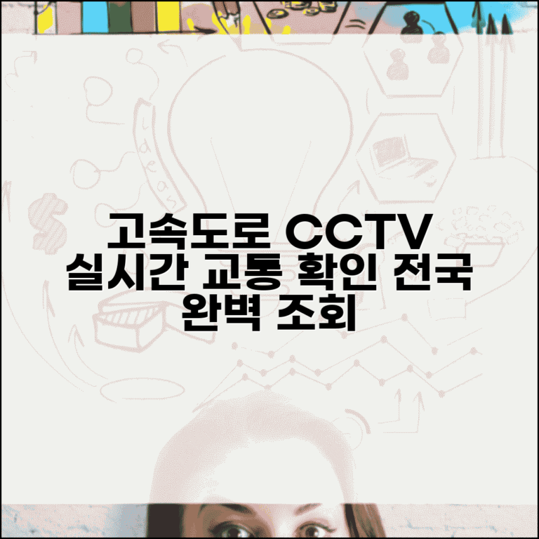 고속도로 cctv 실시간 교통상황 조회 | 전국 고속도로 CCTV 완벽 확인법