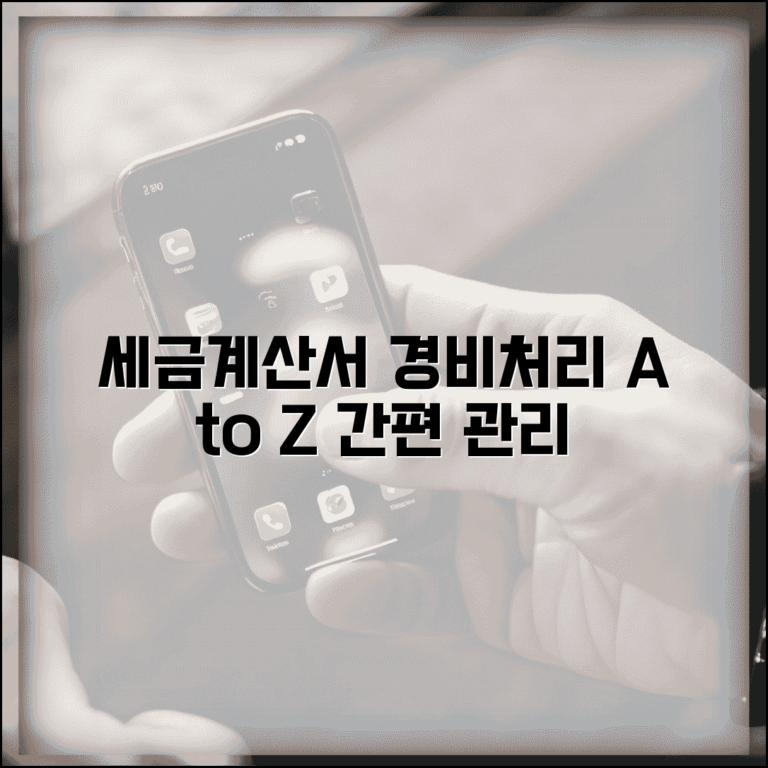 경비처리 세금계산서 발급 | 경비처리용 세금계산서 관리