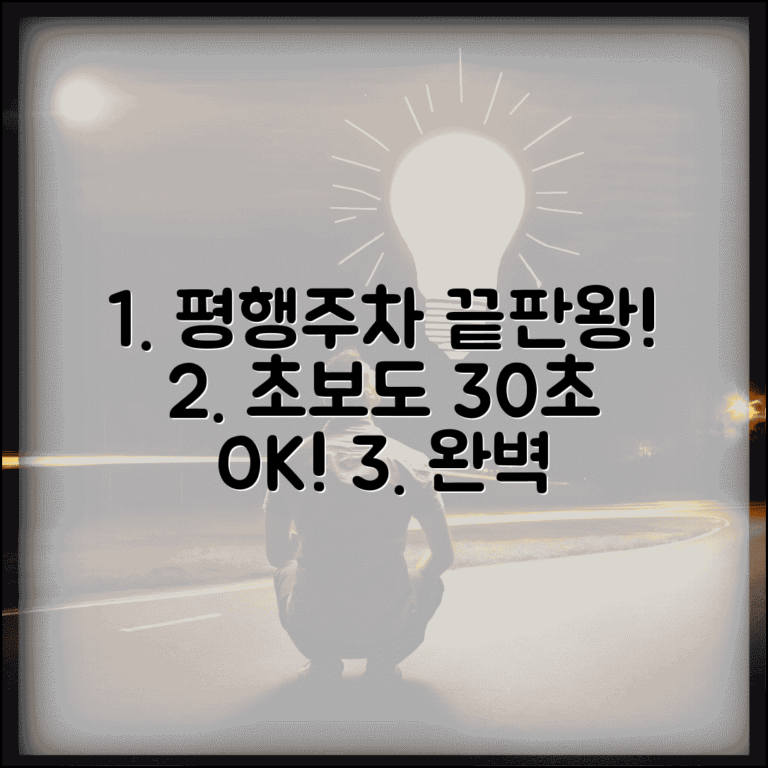 평행주차 방법 완벽정리 | 평행 주차 요령 쉽게 하는 법