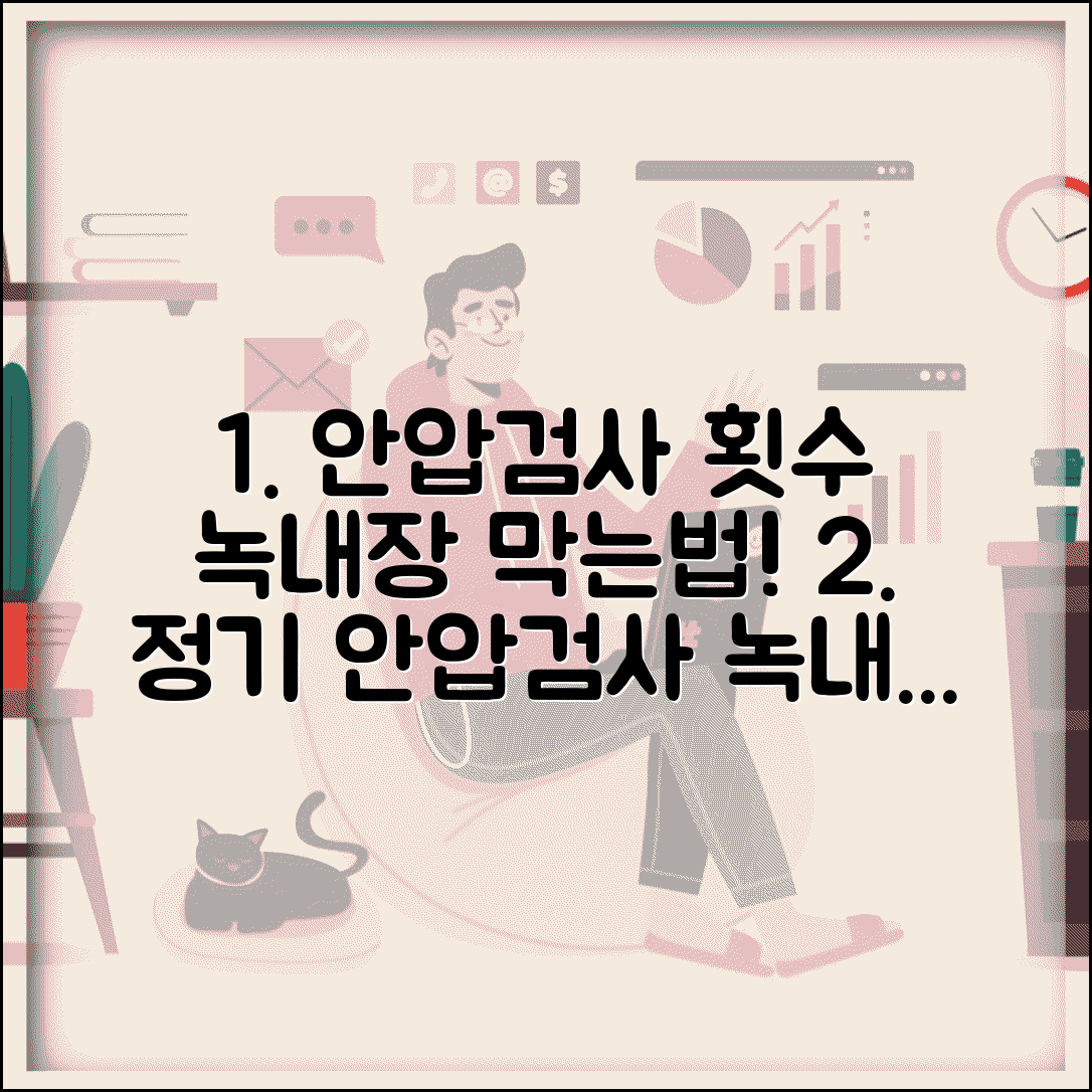 안압 검사 주기 녹내장 예방 | 안압 측정 횟수와 안과 검진