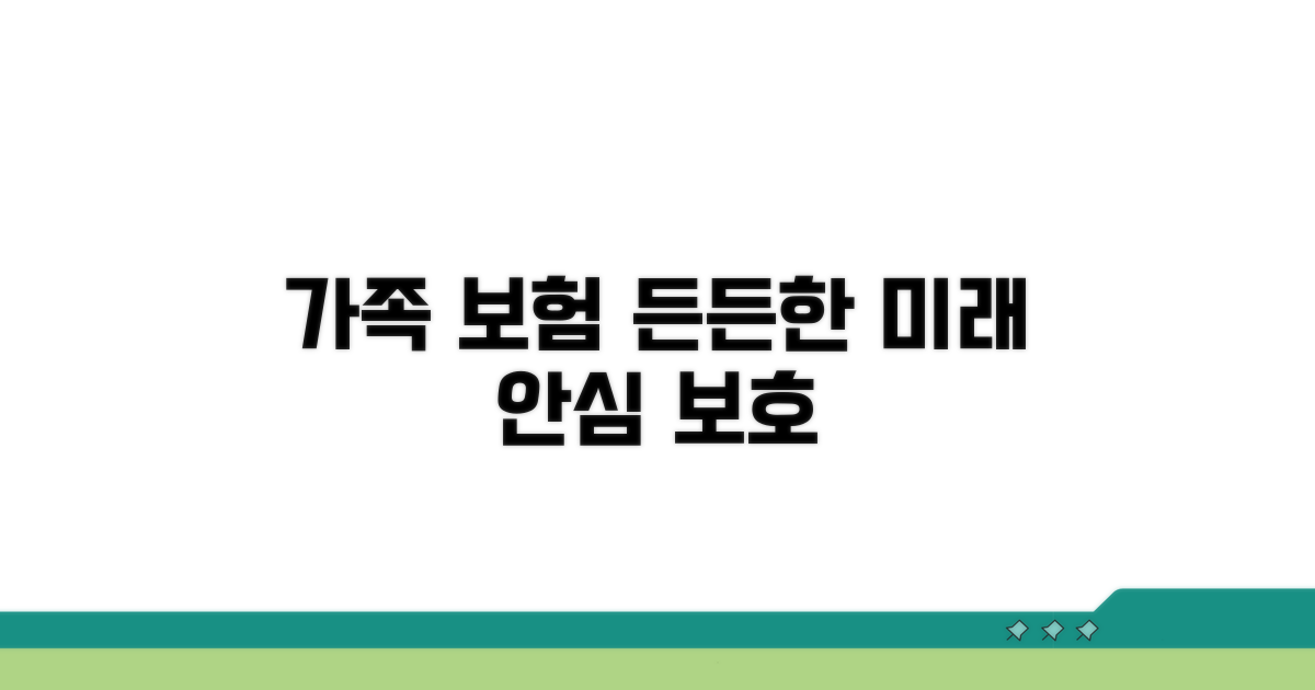 가족을 위한 든든한 보험 보호