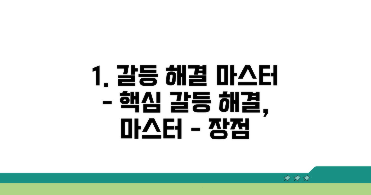 분쟁 해결 노하우 총정리